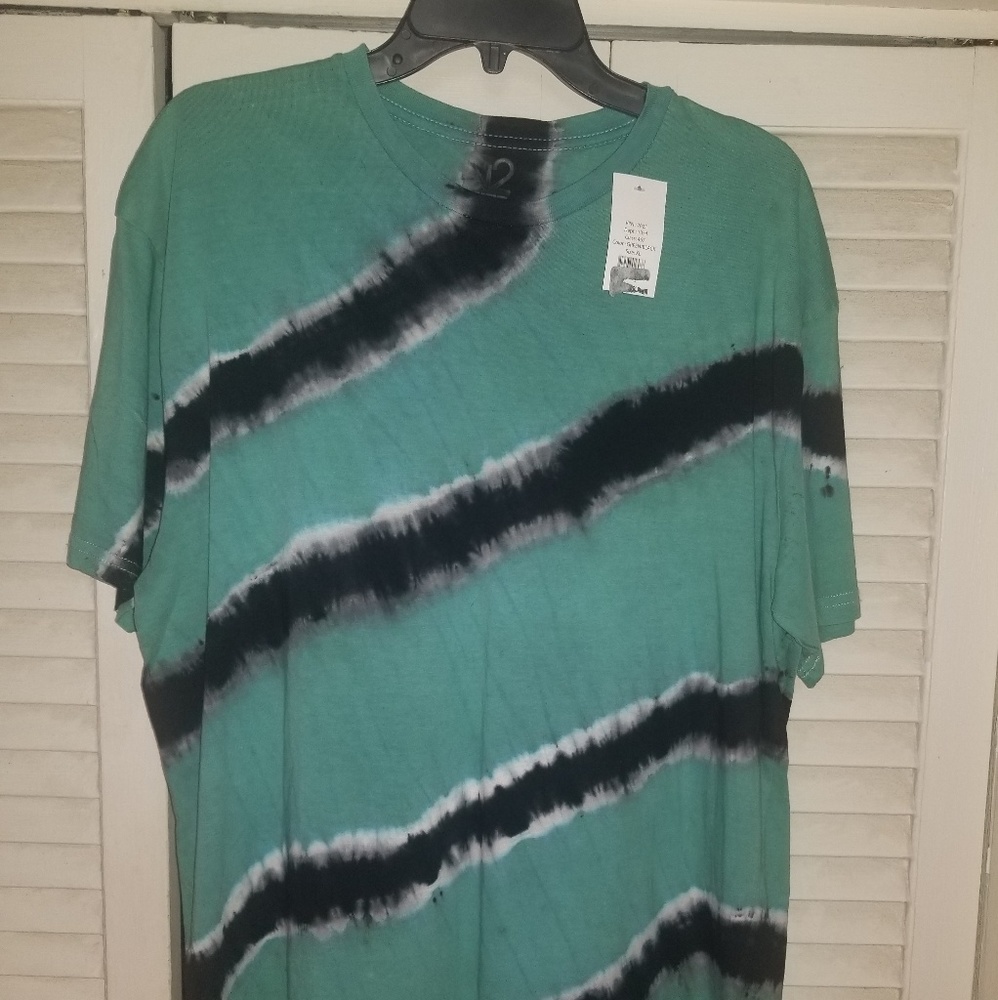 V12 Tie-dyed t-shirt